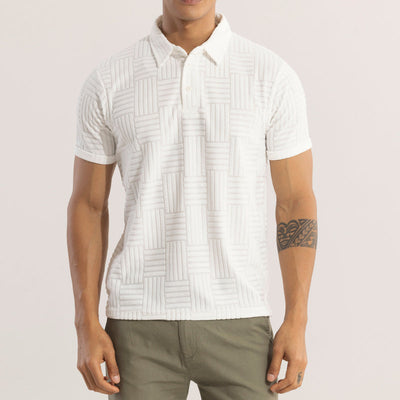 Quintet white Polo T-Shirt