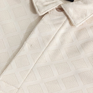 Quad Zig Off-White Polo T-Shirt