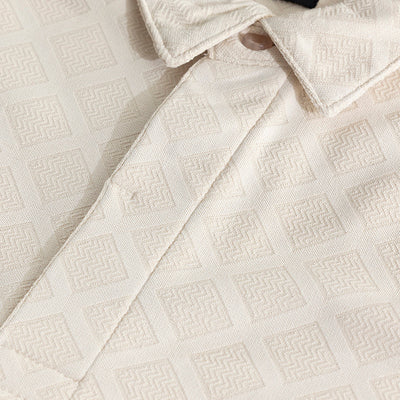 Quad Zig Off-White Polo T-Shirt