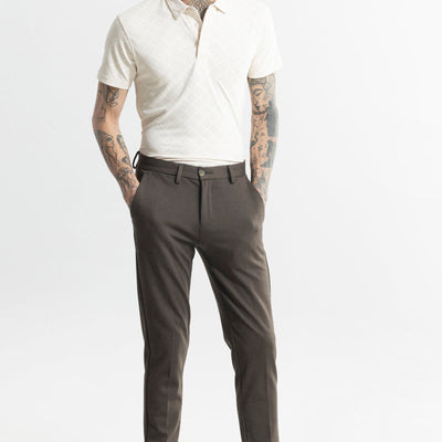 Quad Zig Off-White Polo T-Shirt