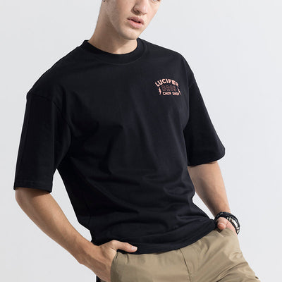 Lucifer Bros Black Oversized T-Shirt