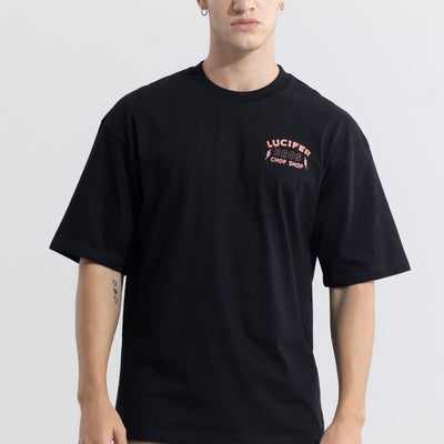 Lucifer Bros Black Oversized T-Shirt