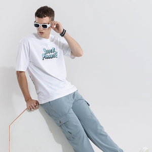Super Paradise White Oversized T-Shirt
