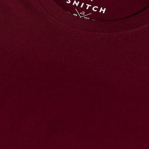 EasyEssentials Maroon T-Shirt