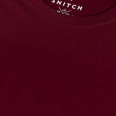EasyEssentials Maroon T-Shirt