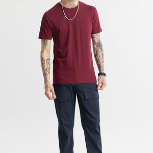 EasyEssentials Maroon T-Shirt
