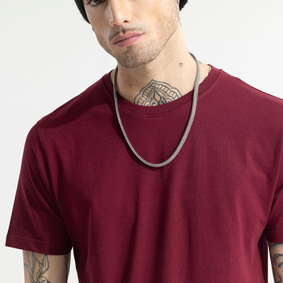 EasyEssentials Maroon T-Shirt