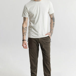 EasyEssentials Ecru Melange T-Shirt