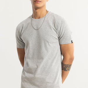 EasyEssentials Grey Melange T-Shirt