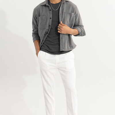 EasyEssentials Charcoal Melange T-Shirt