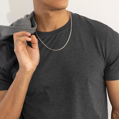 EasyEssentials Charcoal Melange T-Shirt