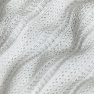 Smooth Knit White T-Shirt