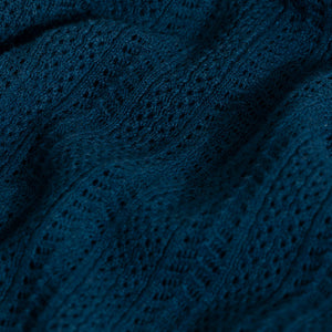 Smooth Knit Teal Blue T-Shirt