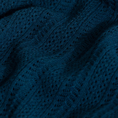 Smooth Knit Teal Blue T-Shirt