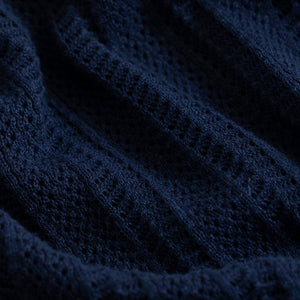 Smooth Knit Navy T-Shirt