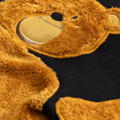 Fuzzy Black Sweatshirt