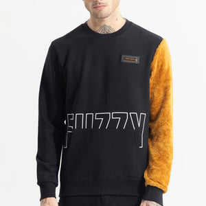 Fuzzy Black Sweatshirt