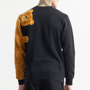 Fuzzy Black Sweatshirt