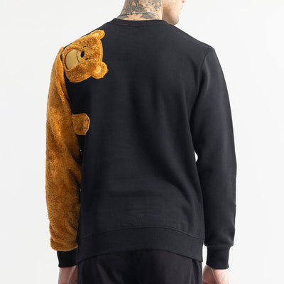 Fuzzy Black Sweatshirt