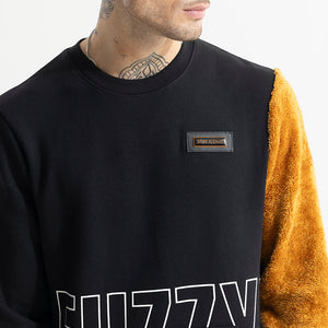 Fuzzy Black Sweatshirt