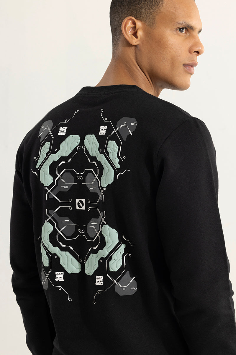 Cyborg Black Sweatshirt