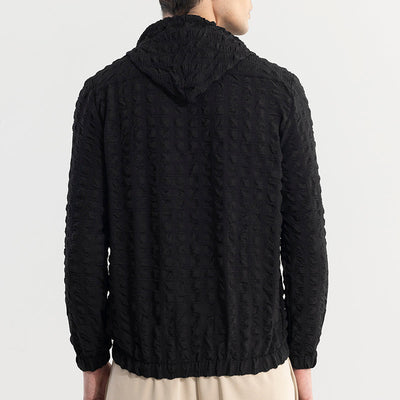 Square Whiff Black Hoodie