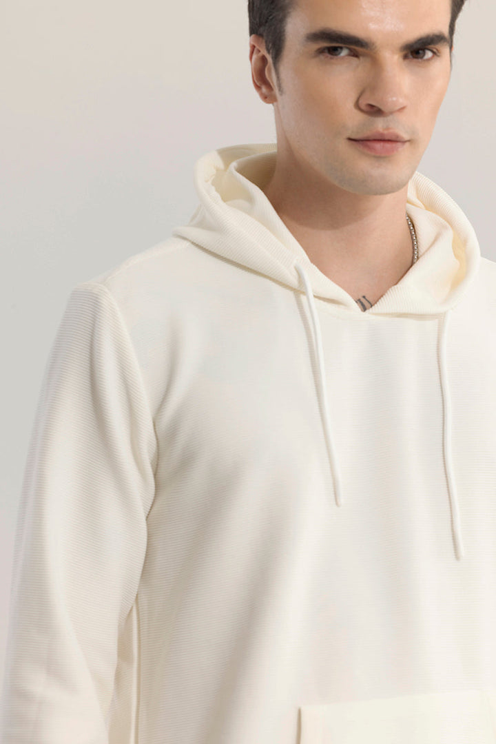 Supine White Hoodie