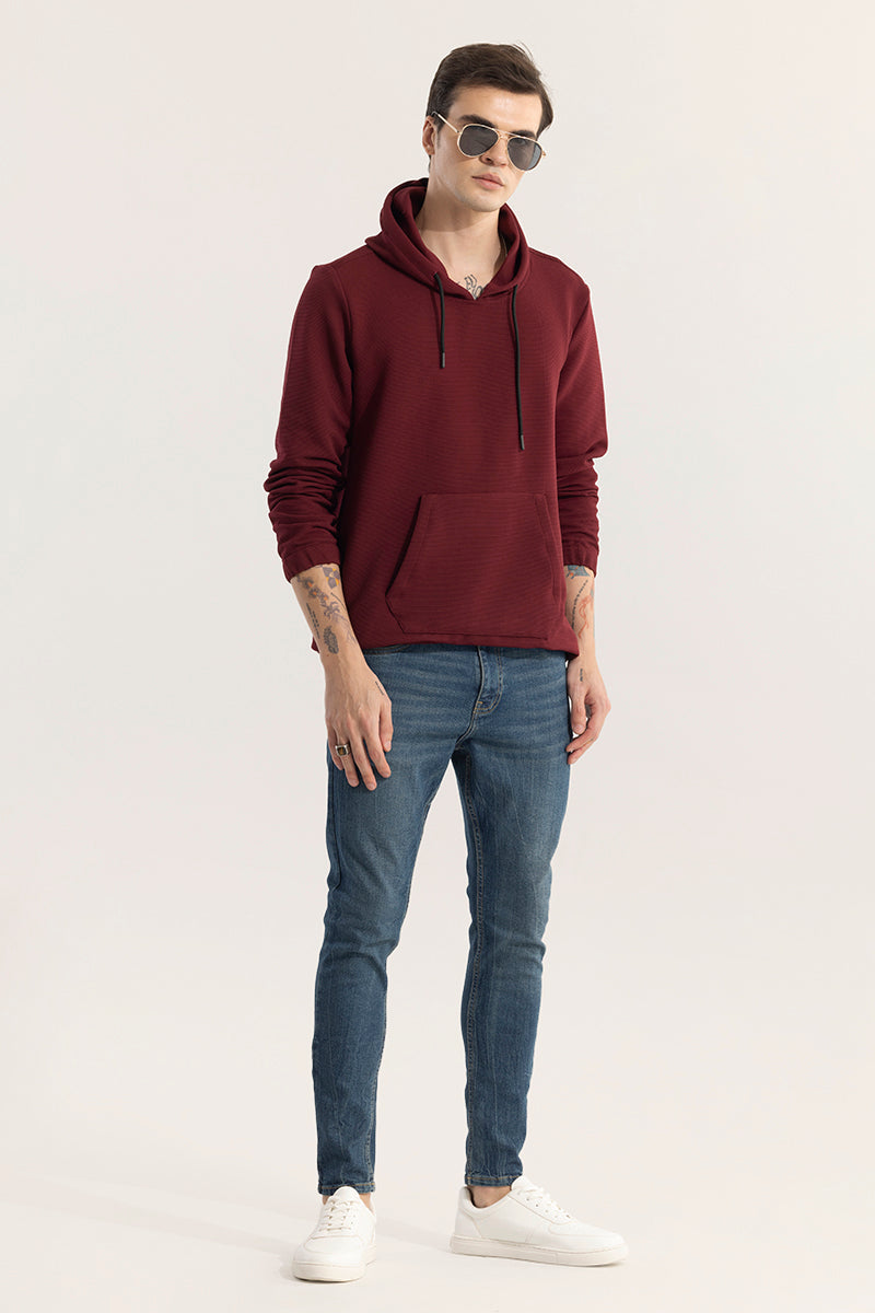 Supine Maroon Hoodie