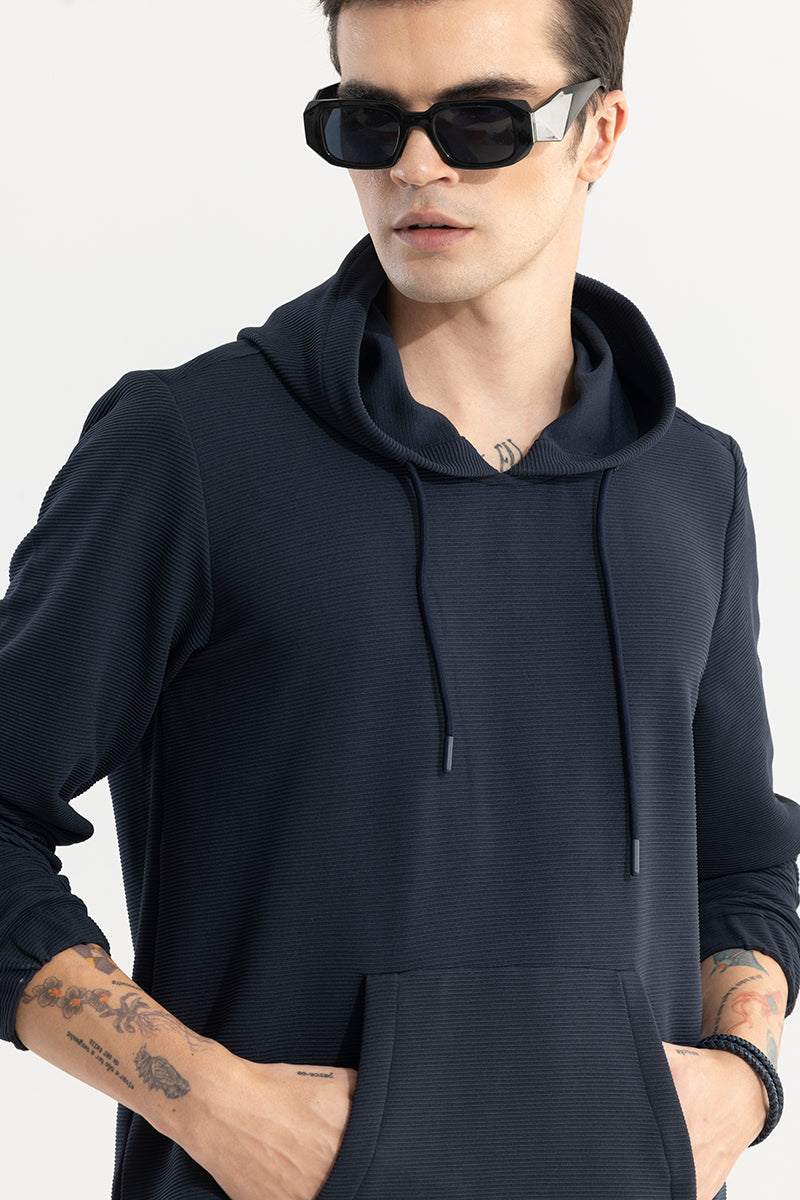 Supine Navy Hoodie