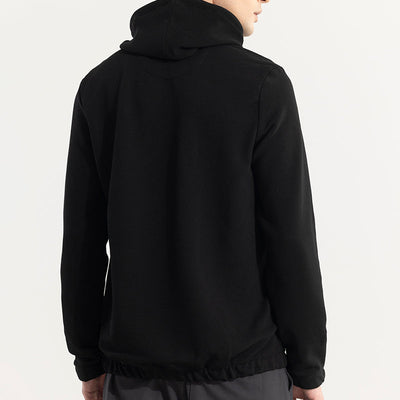 Supine Black Hoodie