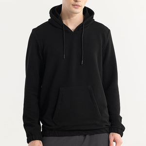 Supine Black Hoodie