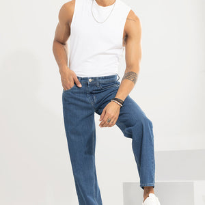 Funkflex Blue Baggy Fit Jeans