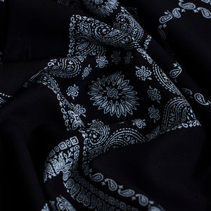 Pixel Paisley Black Shirt