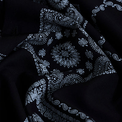 Pixel Paisley Black Shirt
