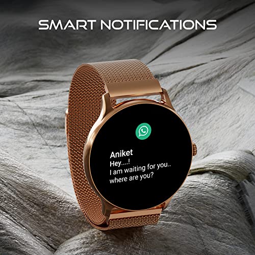 BlackTree Ultra Luxury Stainless Steel,Smartwatch, with AI Voice Assistant .