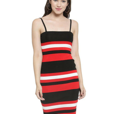 Square Neck Slim Fit Dress..