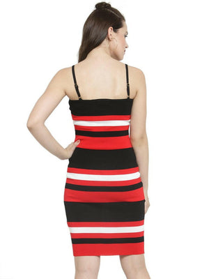Square Neck Slim Fit Dress..