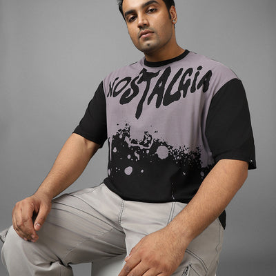 BlackTree Graphic Printed Oversized Plus Size T-shirt