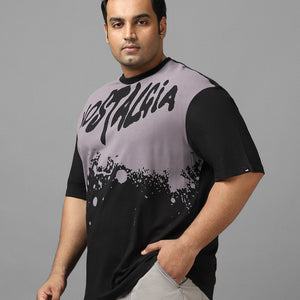 BlackTree Graphic Printed Oversized Plus Size T-shirt