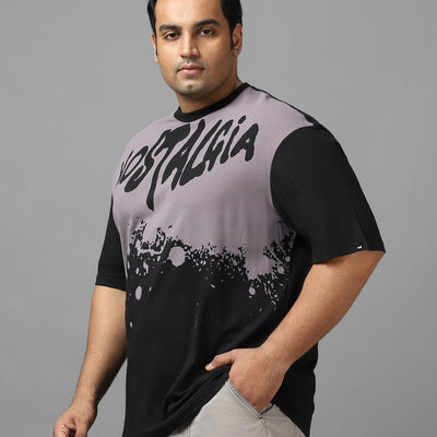 BlackTree Graphic Printed Oversized Plus Size T-shirt