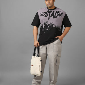 BlackTree Graphic Printed Oversized Plus Size T-shirt