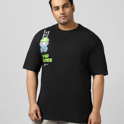 BlackTree Graphic Printed Oversized T-shirt