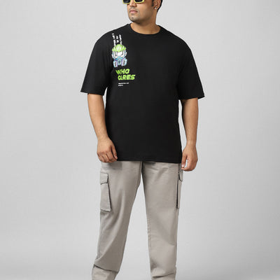 BlackTree Graphic Printed Oversized T-shirt