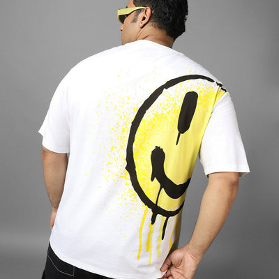 BlackTree Graphic Printed Oversized Plus Size T-shirt