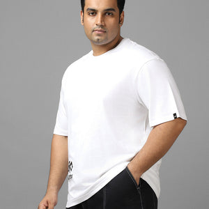 BlackTree Graphic Printed Oversized Plus Size T-shirt