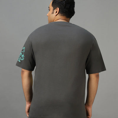 BlackTree Graphic Printed Oversized Plus Size T-shirt