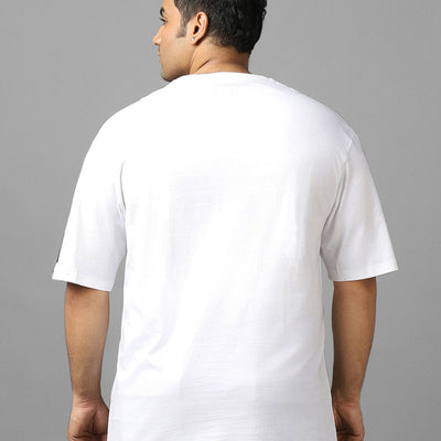 BlackTree Typography Oversized Plus Size T-shirt