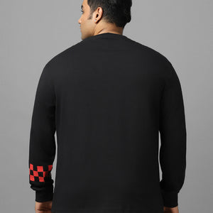 BlackTree Graphic Printed Oversized Plus Size T-shirt