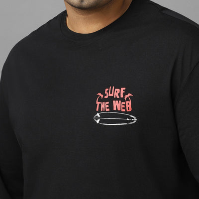 BlackTree Graphic Printed Oversized Plus Size T-shirt