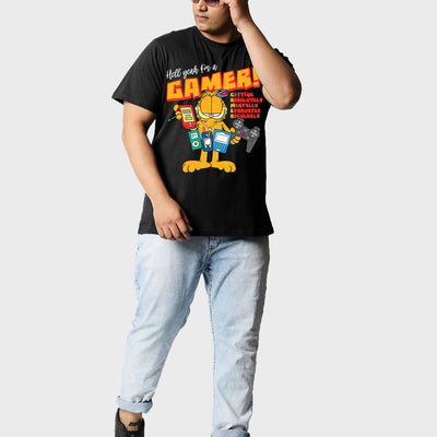 BlackTree Graphic Printed Oversized Plus Size T-shirt